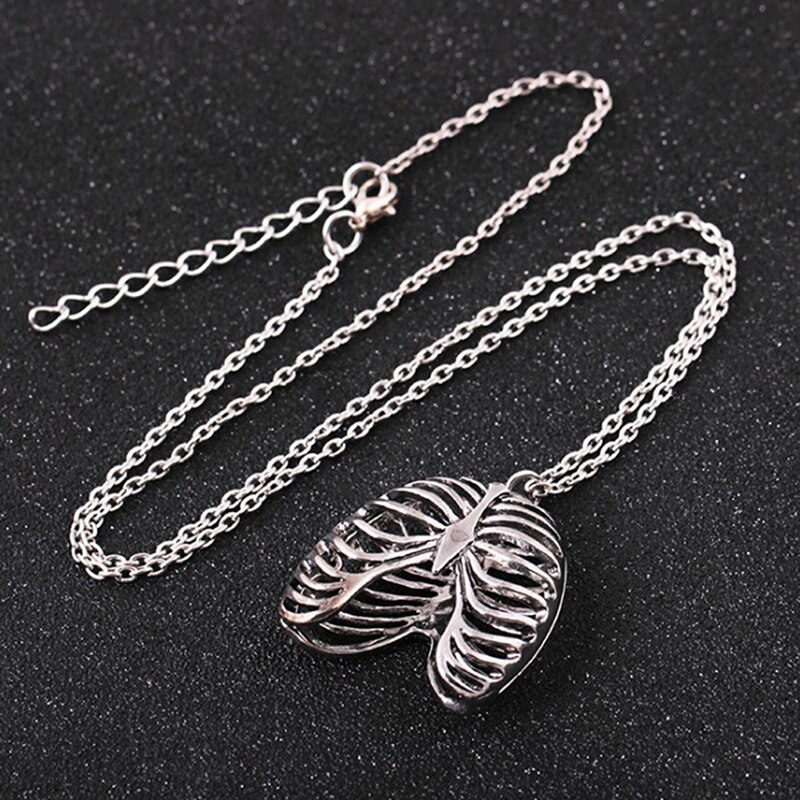 Fashionable Rib Cage Necklace