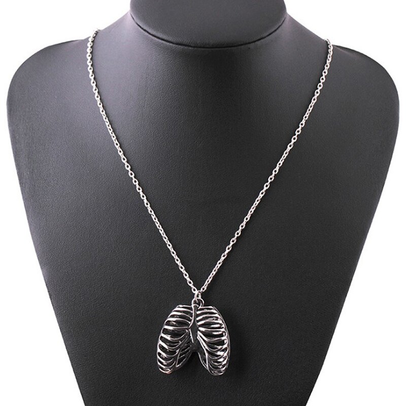 Fashionable Rib Cage Necklace