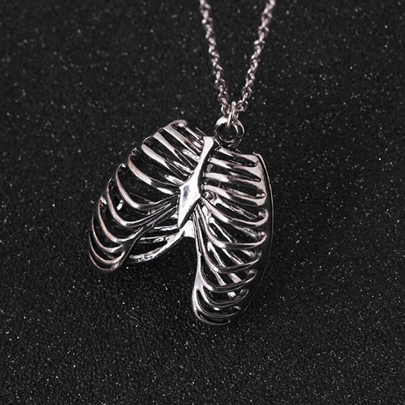 Fashionable Rib Cage Necklace