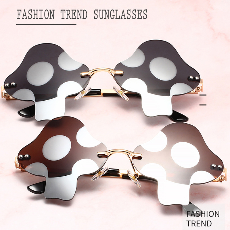 Fashionable Rimless Mushroom Sunglasses