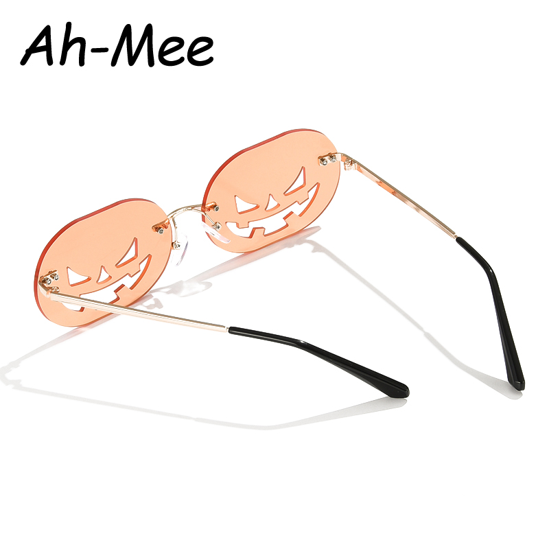 Fashionable Rimless Pumpkin Sunglasses Fashionable Rimless Pumpkin Sunglasses