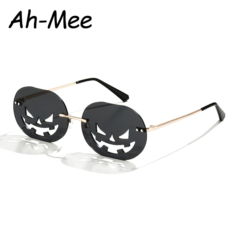Fashionable Rimless Pumpkin Sunglasses Fashionable Rimless Pumpkin Sunglasses