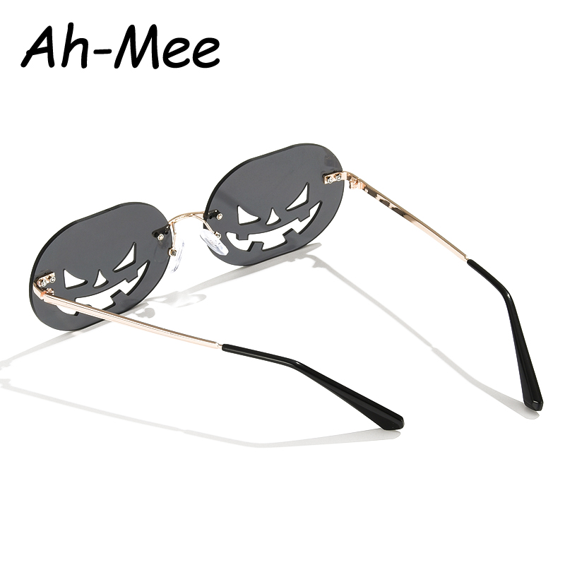 Fashionable Rimless Pumpkin Sunglasses Fashionable Rimless Pumpkin Sunglasses
