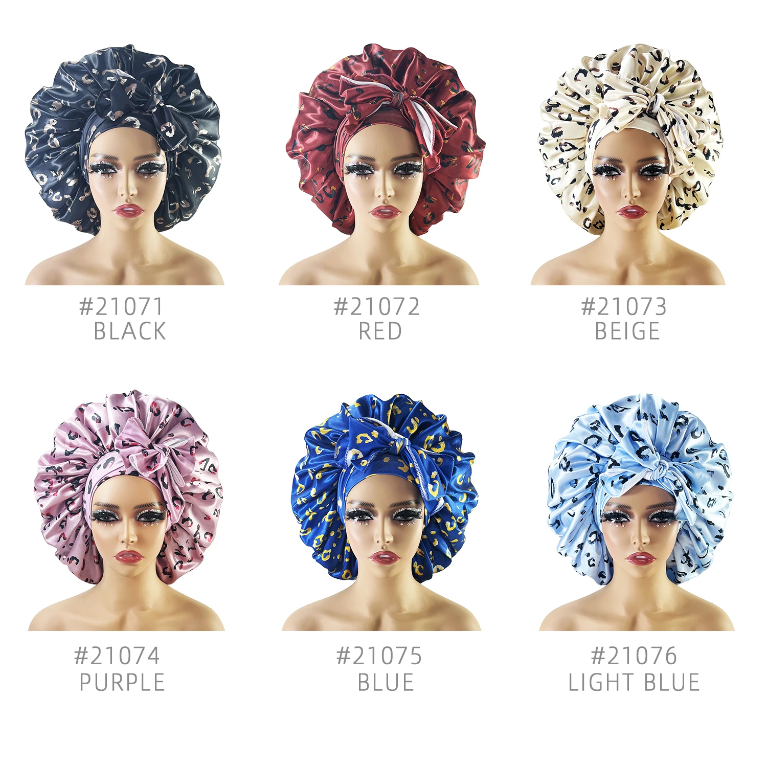 Fashionable Satin Head Wrap for Sleeping