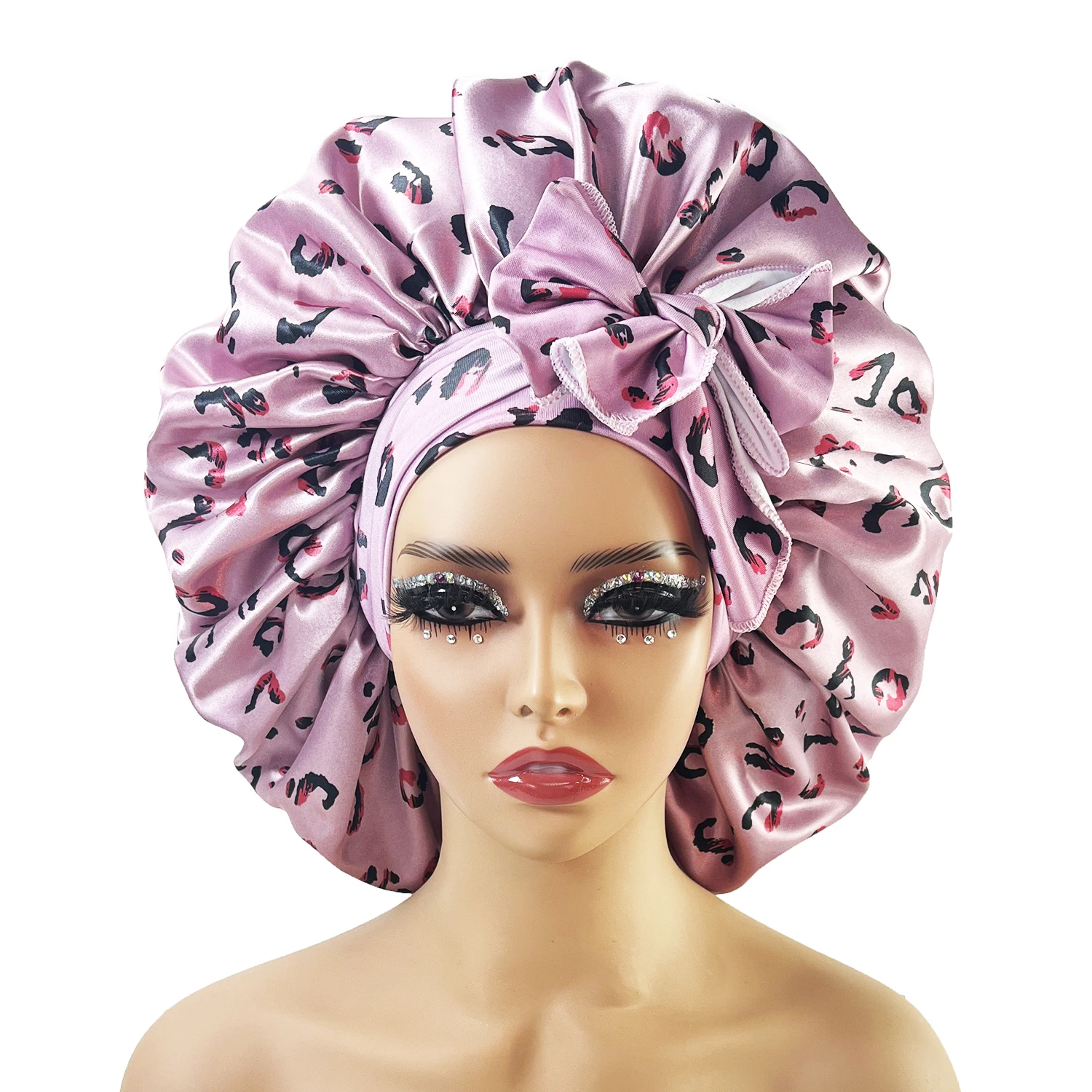 Fashionable Satin Head Wrap for Sleeping