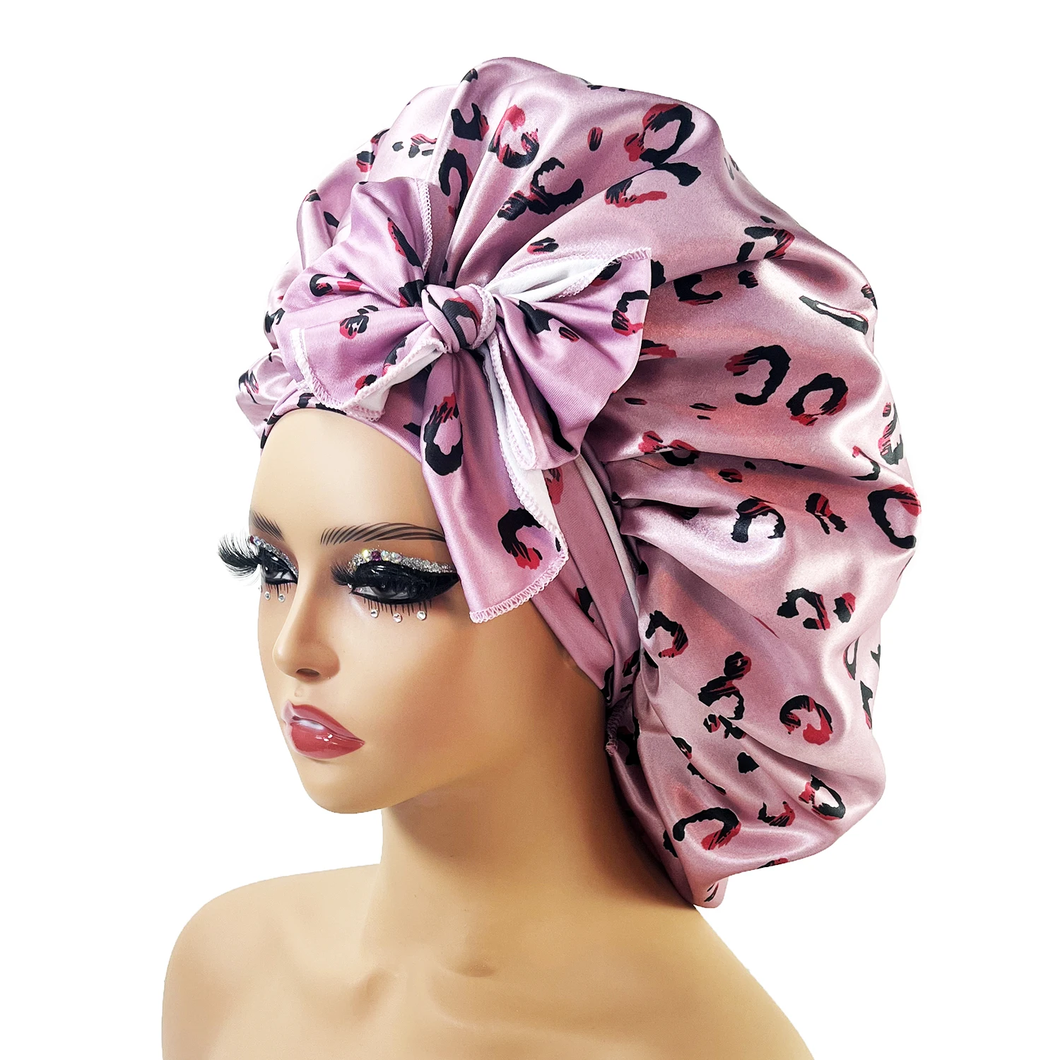 Fashionable Satin Head Wrap for Sleeping