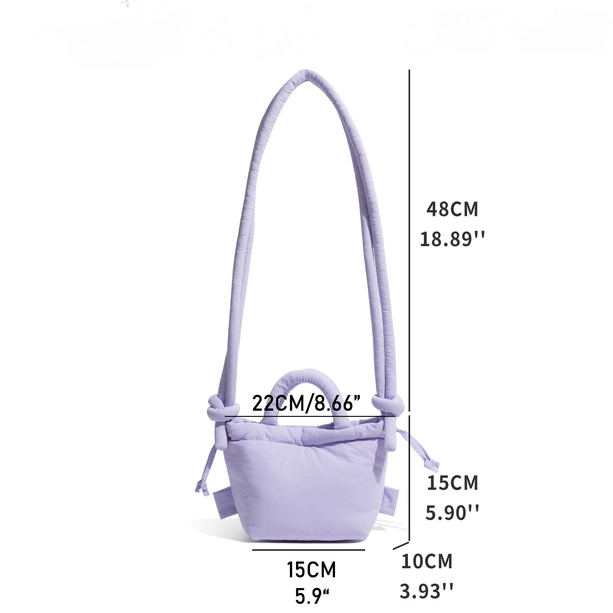 Fashionable Small Puffer Bag
