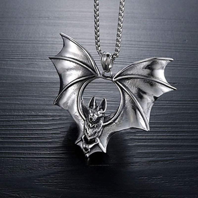 Fashionable Stainless Steel Bat Necklace Fashionable Stainless Steel Bat Necklace