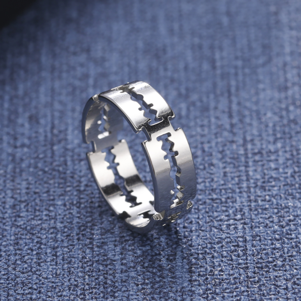 Fashionable Stainless Steel Blade Ring