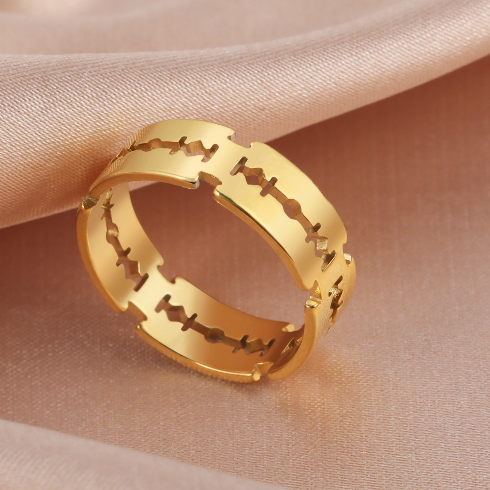 Fashionable Stainless Steel Blade Ring Fashionable Stainless Steel Blade Ring