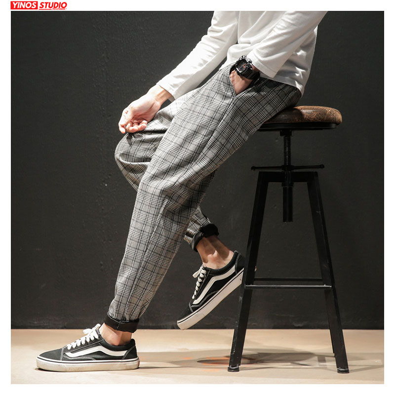 Fashionable Streetwear Mens Plaid Pants Fashionable Streetwear Mens Plaid Pants