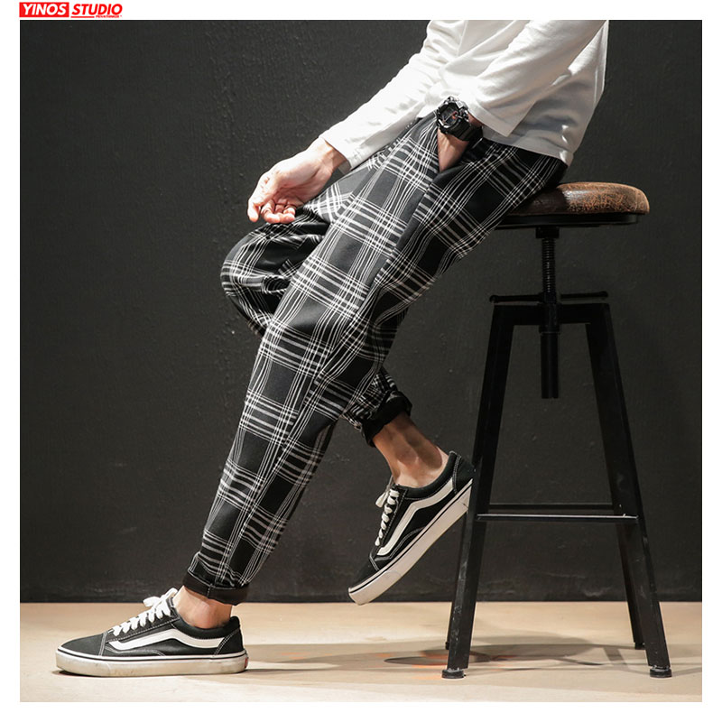 Fashionable Streetwear Mens Plaid Pants Fashionable Streetwear Mens Plaid Pants