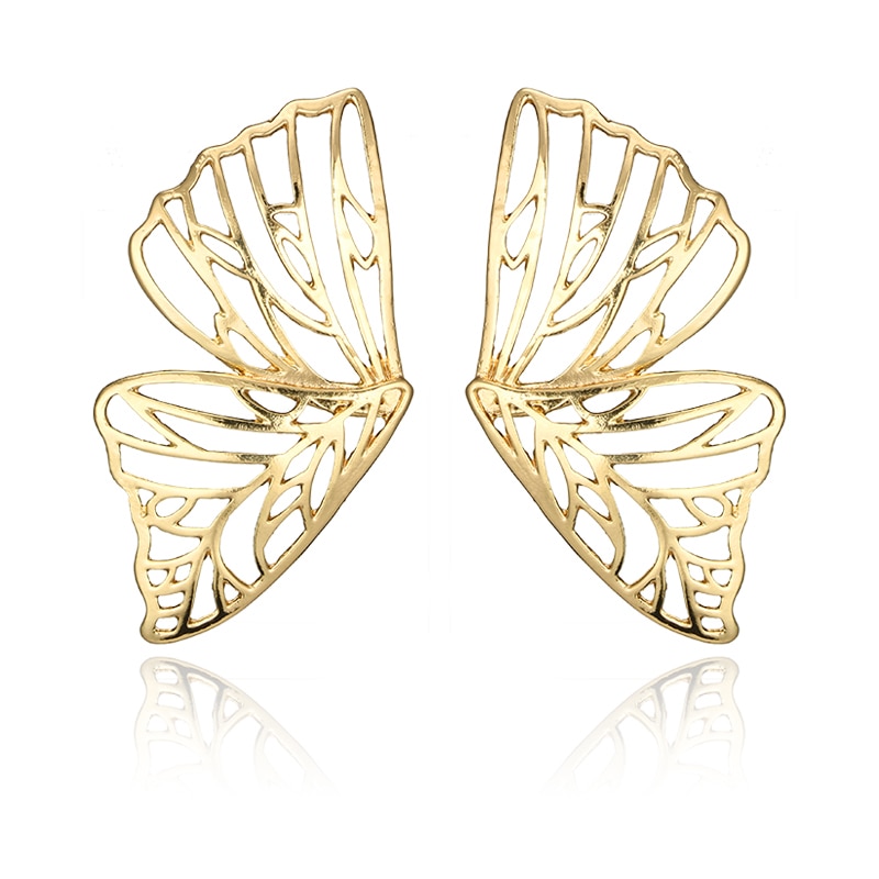 Fashionable Stud Butterfly Wing Earrings Fashionable Stud Butterfly Wing Earrings