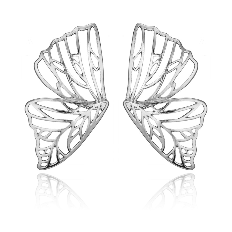 Fashionable Stud Butterfly Wing Earrings Fashionable Stud Butterfly Wing Earrings