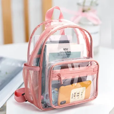 Fashionable Transparent Mini Backpack