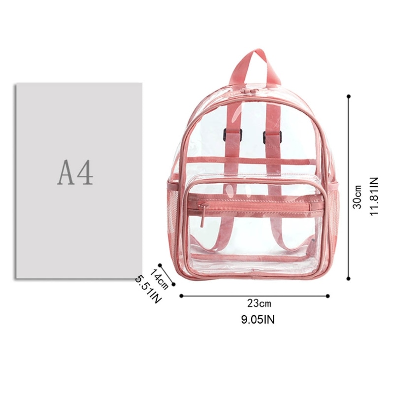 Fashionable Transparent Mini Backpack