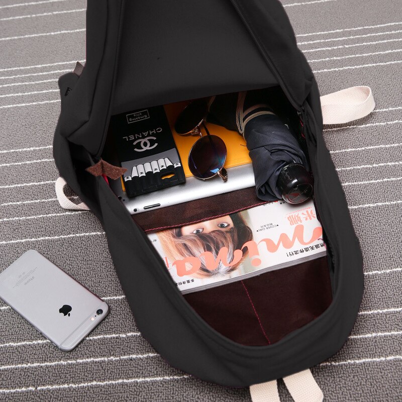 Fashionable Travel Backpack Canvas Knapsack Fashionable Travel Backpack Canvas Knapsack