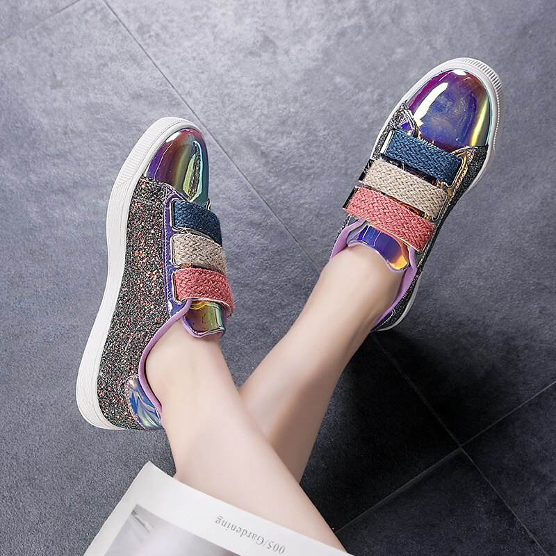 Fashionable Womens Glitter Sneakers Fashionable Womens Glitter Sneakers