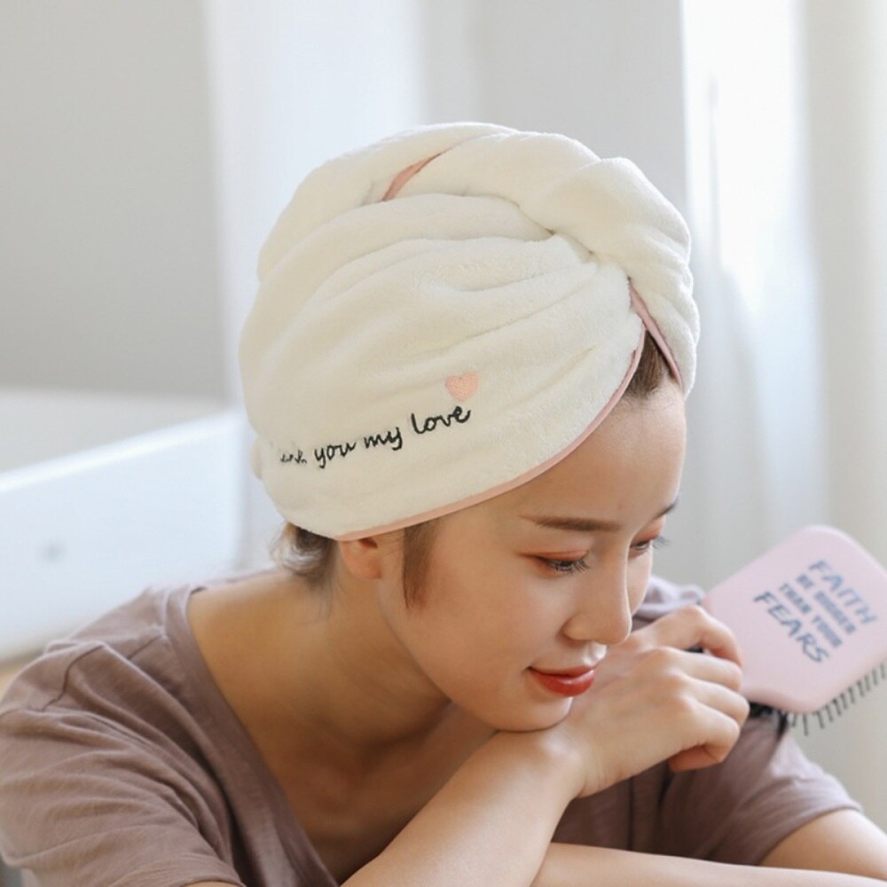 Fast Drying Hair Towel Super Absorbent Hair Cap