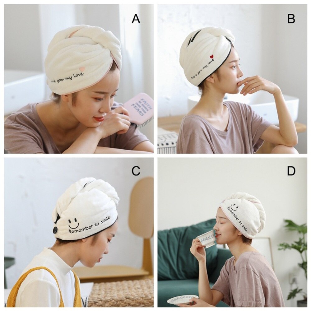 Fast Drying Hair Towel Super Absorbent Hair Cap Fast Drying Hair Towel Super Absorbent Hair Cap