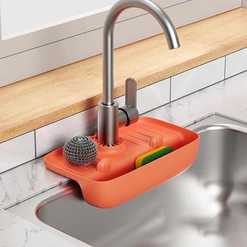 Faucet Drainer Rack Non Slip Countertop Mat Kitchen Wipe Sponge Wipe Drainer Organizer Rack Kitchen Accessories Tools Faucet Drainer Rack Non Slip Countertop Mat Kitchen Wipe Sponge Wipe Drainer Organizer Rack Kitchen Accessories Tools