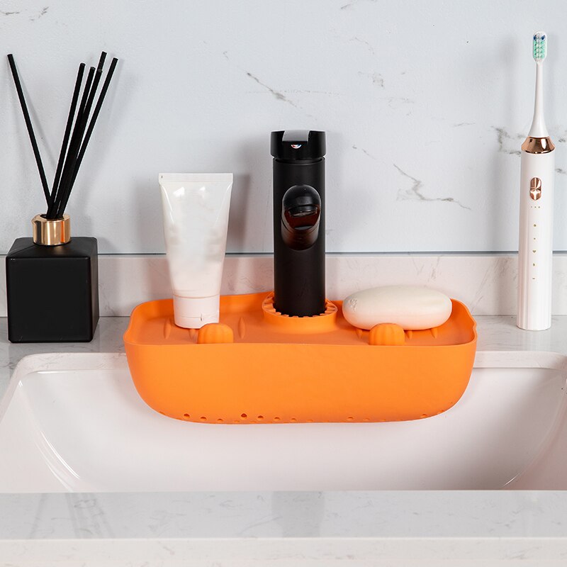 Faucet Drainer Rack Non Slip Countertop Mat Kitchen Wipe Sponge Wipe Drainer Organizer Rack Kitchen Accessories Tools Faucet Drainer Rack Non Slip Countertop Mat Kitchen Wipe Sponge Wipe Drainer Organizer Rack Kitchen Accessories Tools