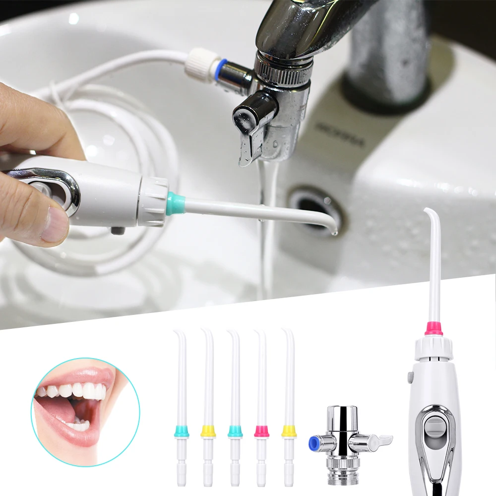Faucet Oral Irrigator Water Jet For Cleaning Toothpick Teeth Flosser Dental Irrigator Implements Dental Flosser Tooth