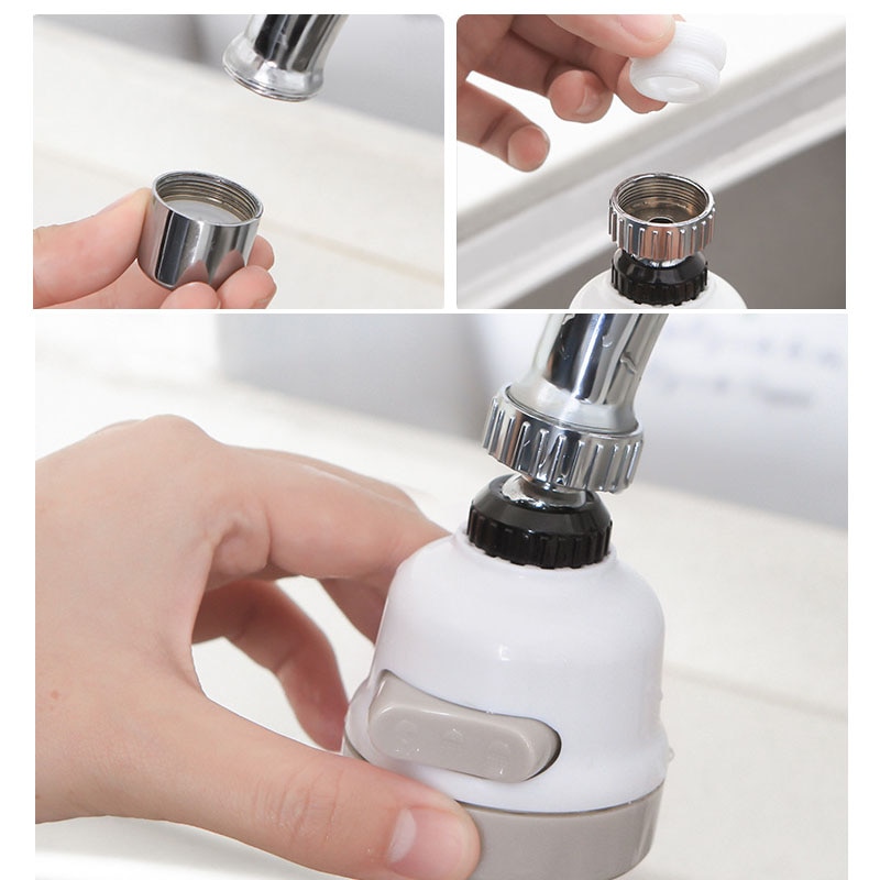 Faucet Tap 3-Speed Rotatable Water Filter Faucet Tap 3-Speed Rotatable Water Filter