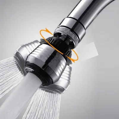 Faucet Tap Aerator 360 Swivel Head Bubbler