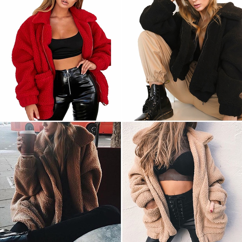 Faux Fur Coat Women's Jacket