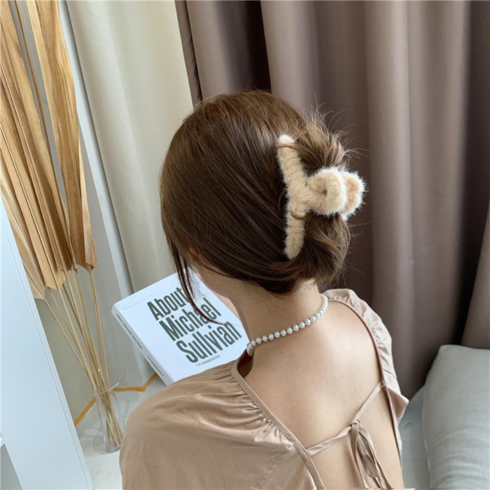 Faux Fur Fluffy Hair Clip Claw Faux Fur Fluffy Hair Clip Claw