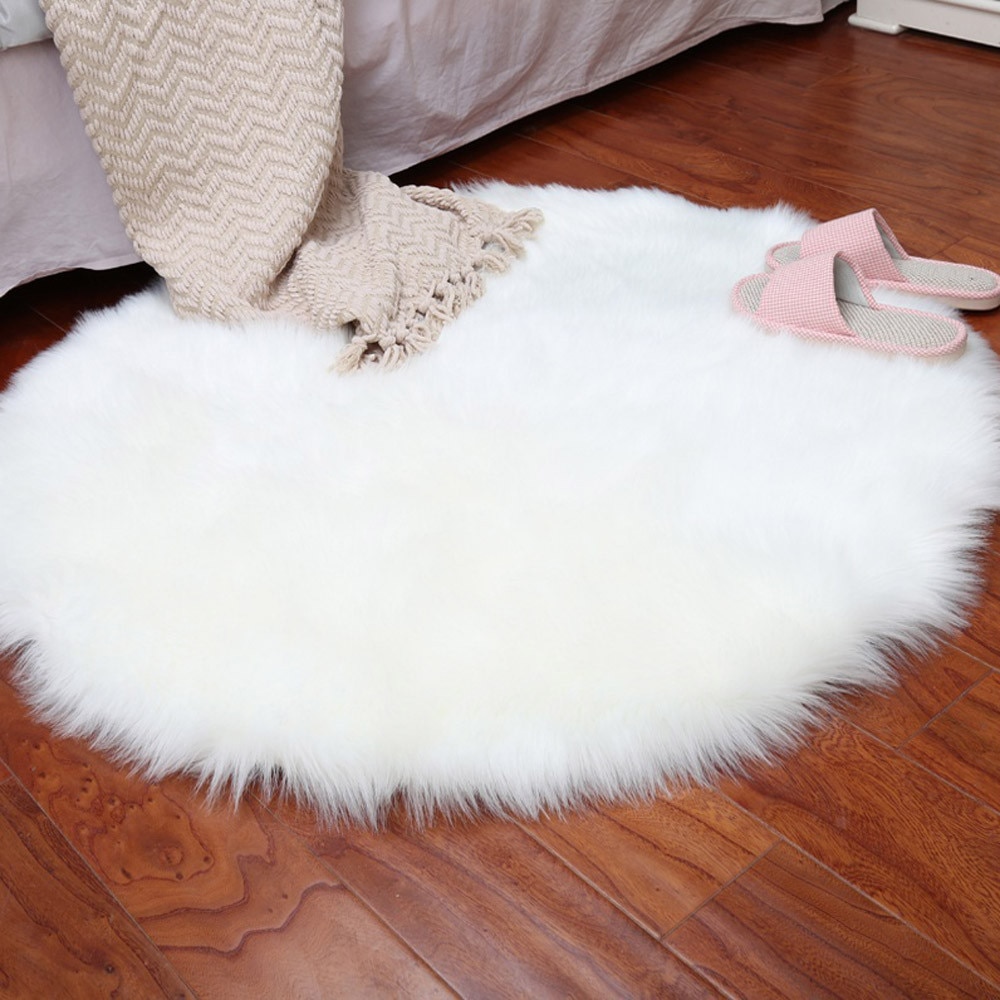 Faux Fur Rug Non-Slip Home Decor