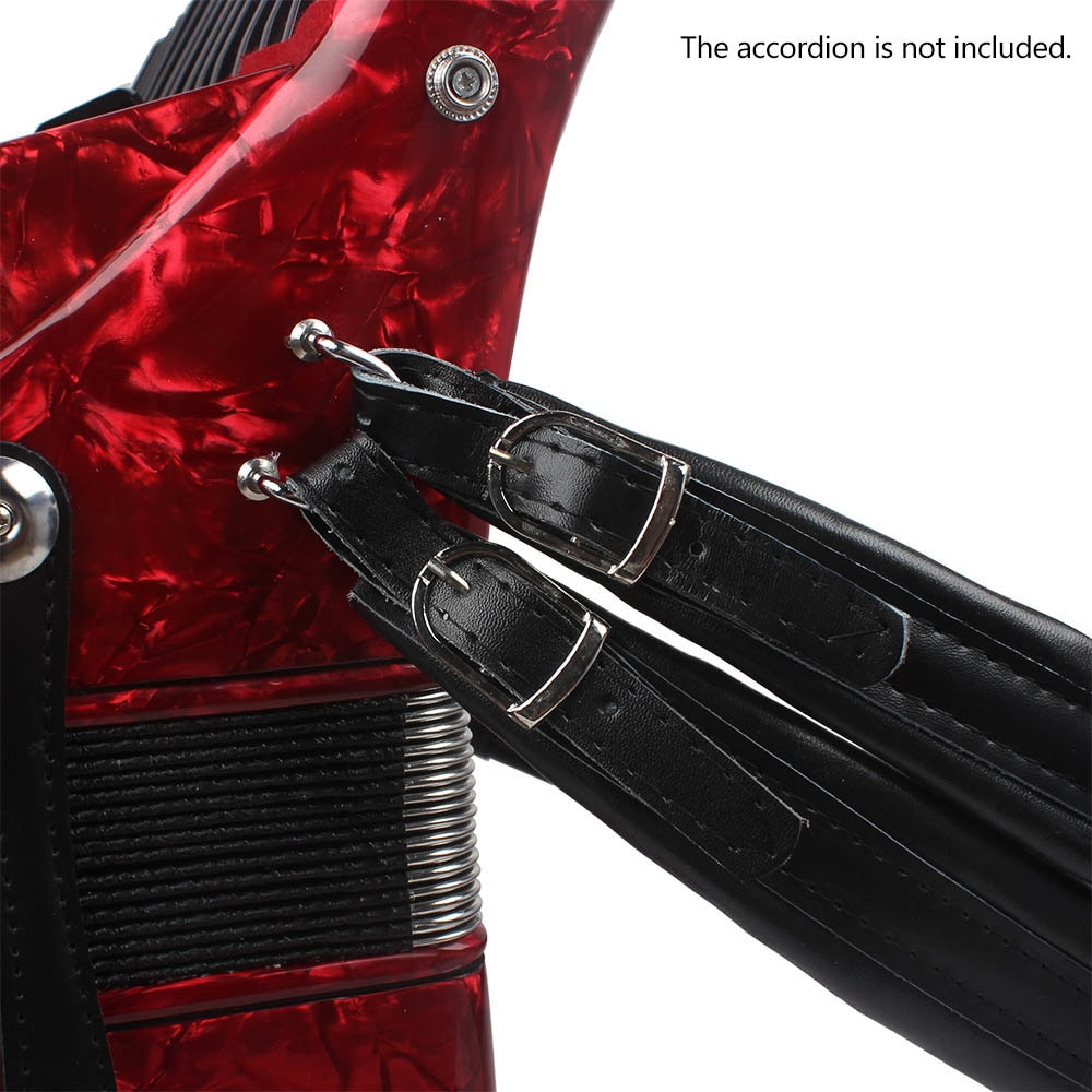 Faux Leather Accordion Straps (2pcs)