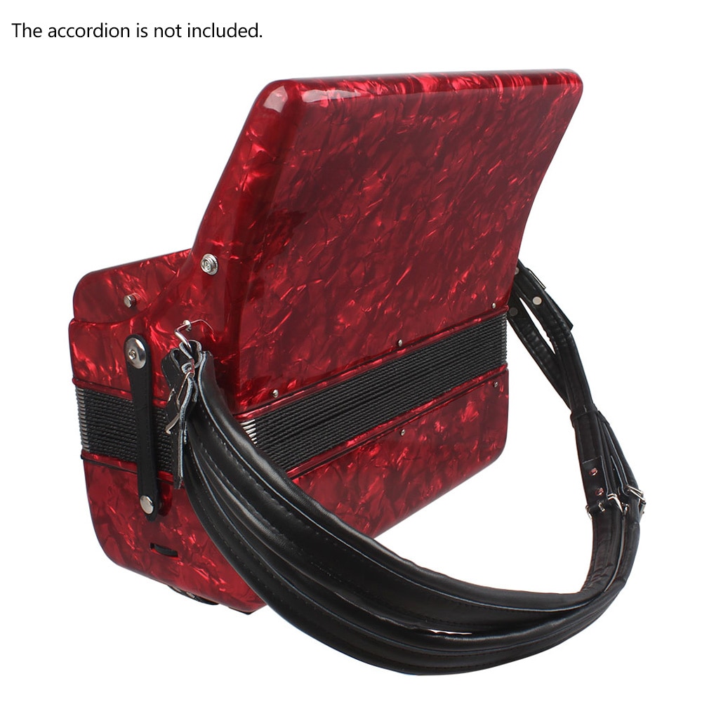 Faux Leather Accordion Straps (2pcs)