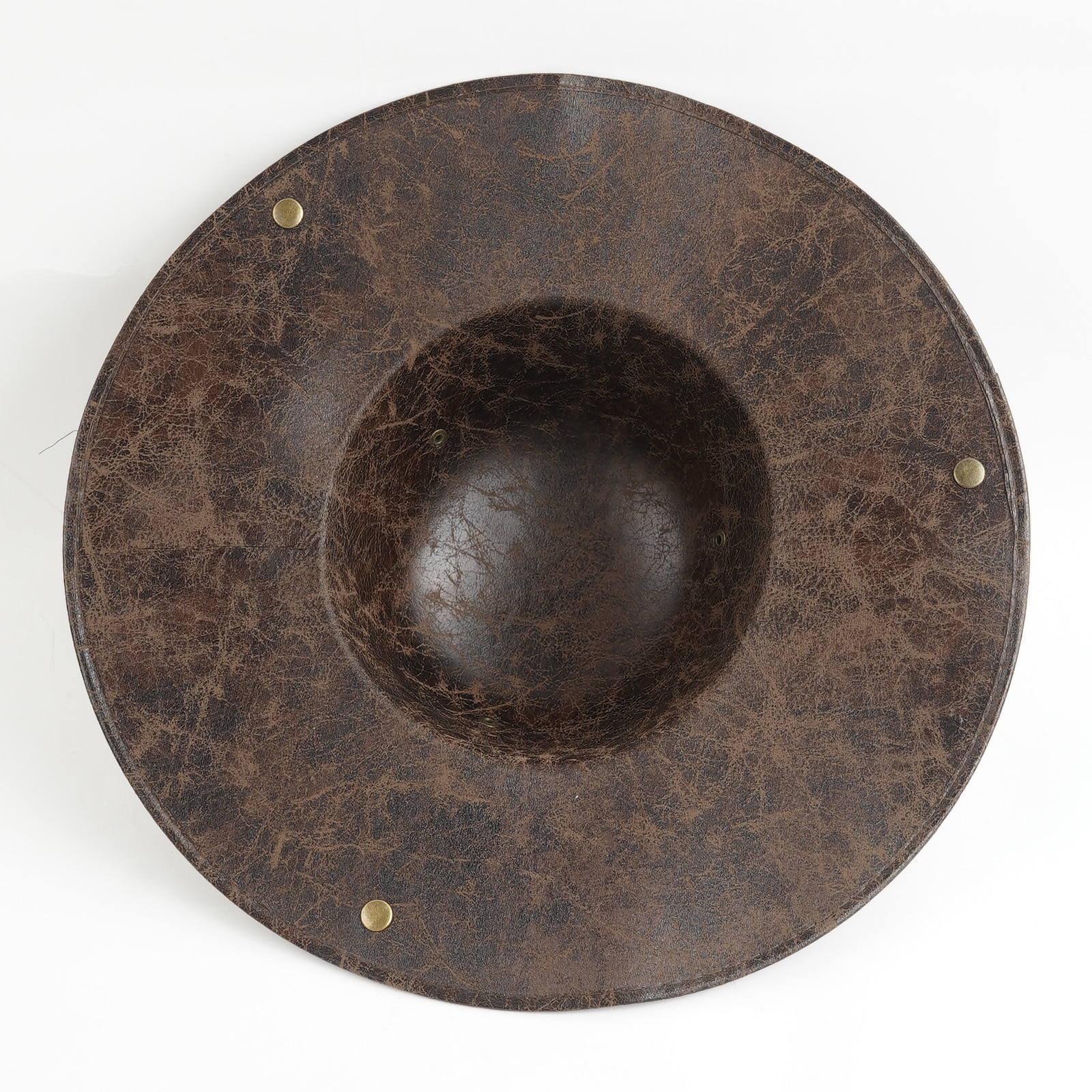 Faux Leather Pirate Captain Hat