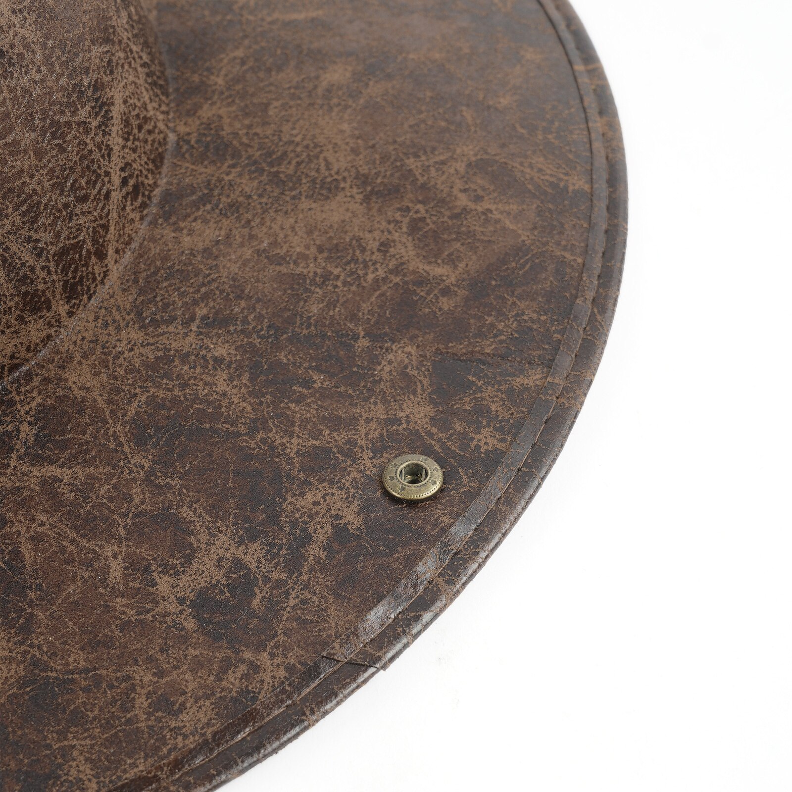 Faux Leather Pirate Captain Hat