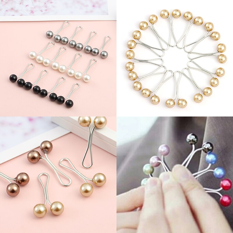 Faux Pearl Hijab Clips (12pcs) Faux Pearl Hijab Clips (12pcs)