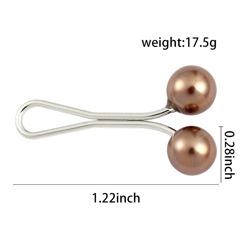 Faux Pearl Hijab Clips (12pcs) Faux Pearl Hijab Clips (12pcs)