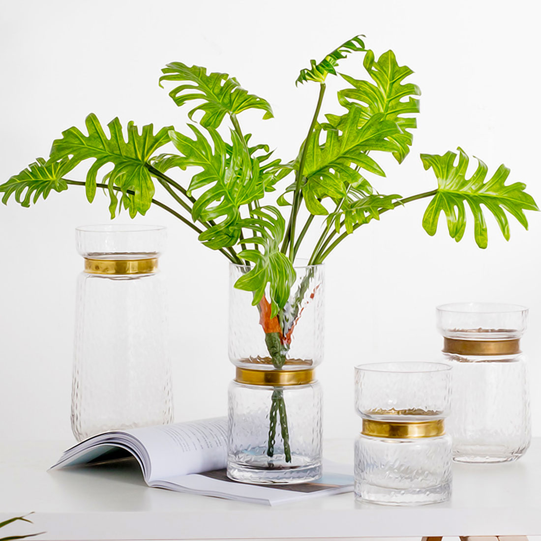 Faux Plants Artificial Leaves Decor