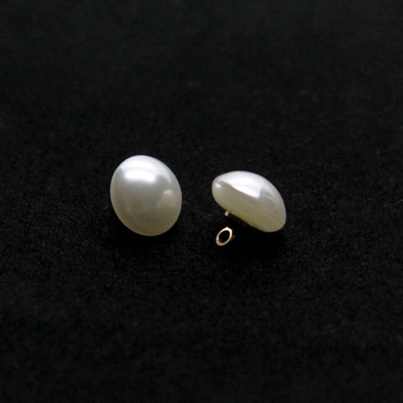 Faux Plastic Mushroom Pearl Buttons (20 Pcs)