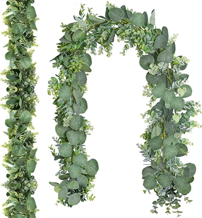 Faux Silk Artificial Eucalyptus Leaves
