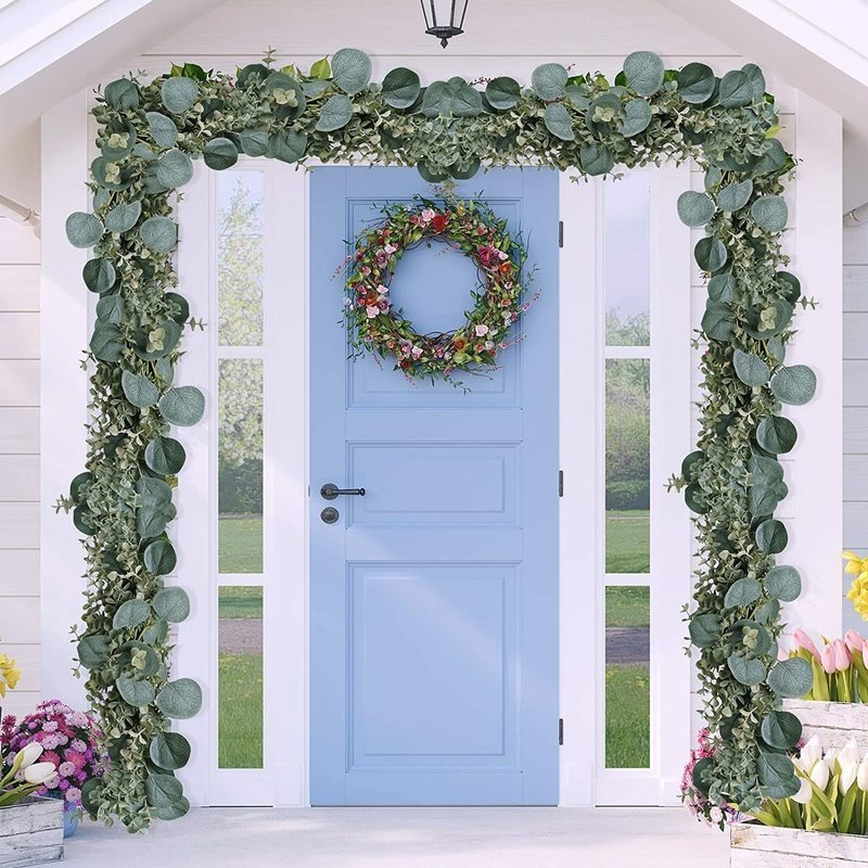 Faux Silk Artificial Eucalyptus Leaves