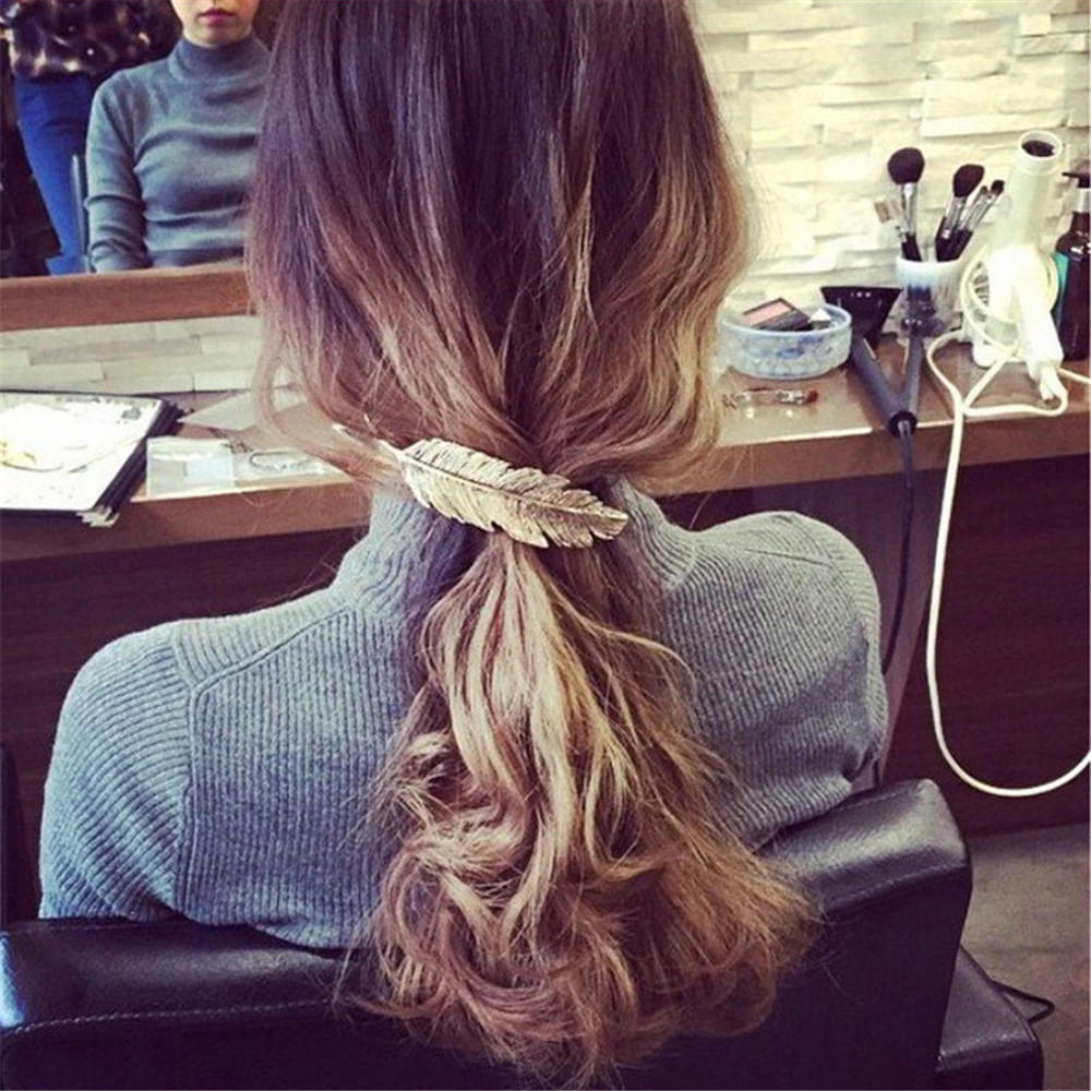 Feather Hair Clip Fashionable Hair Accessory Feather Hair Clip Fashionable Hair Accessory