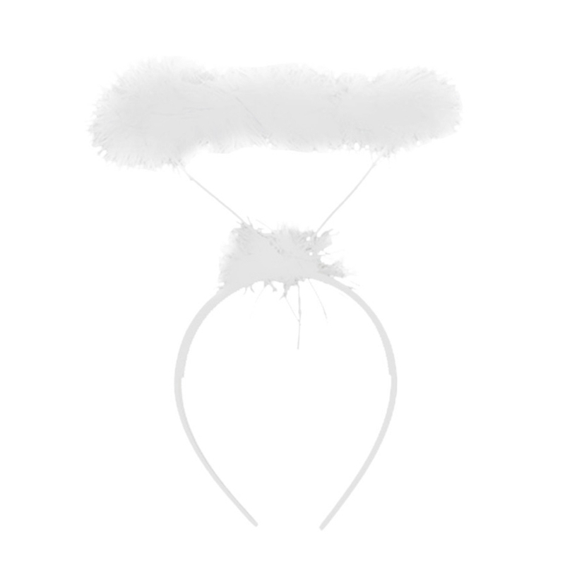 Feathery Halo Angel Head Band
