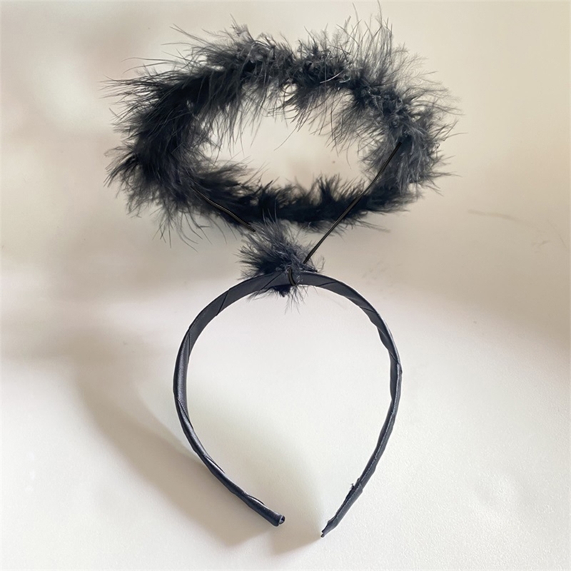 Feathery Halo Angel Head Band Feathery Halo Angel Head Band