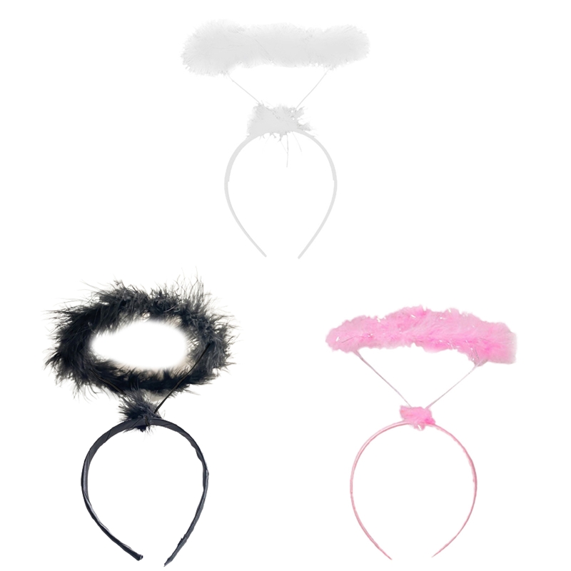 Feathery Halo Angel Head Band Feathery Halo Angel Head Band