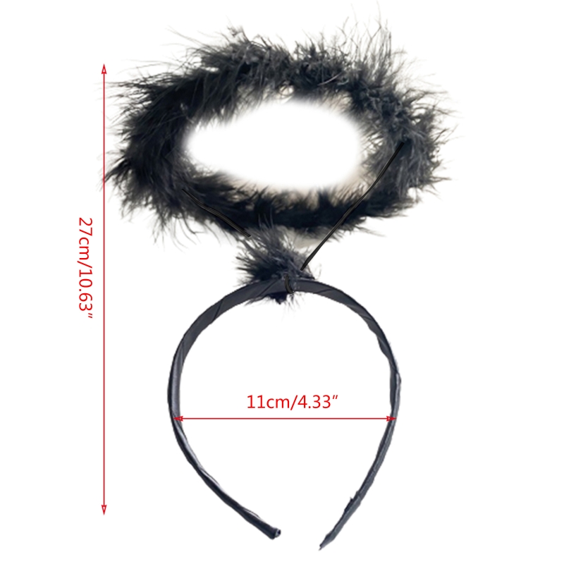 Feathery Halo Angel Head Band Feathery Halo Angel Head Band