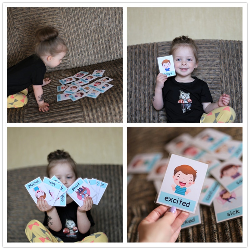 Feelings Cards Emotions Flash Cards (14 pcs) Feelings Cards Emotions Flash Cards (14 pcs)