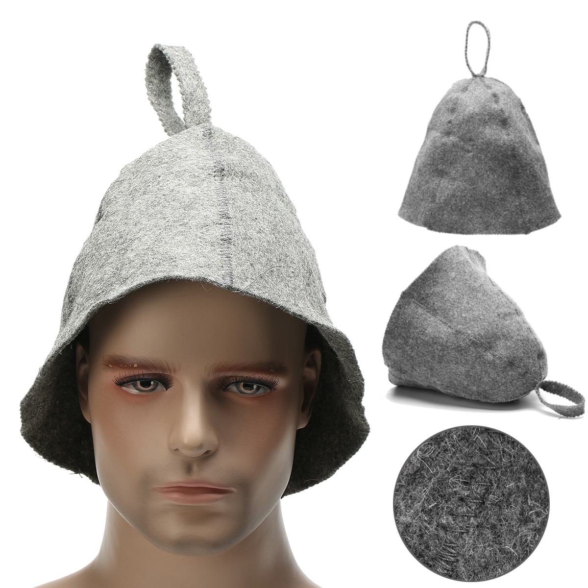 Felt 90% Wool Bath Sauna Hat Felt 90% Wool Bath Sauna Hat