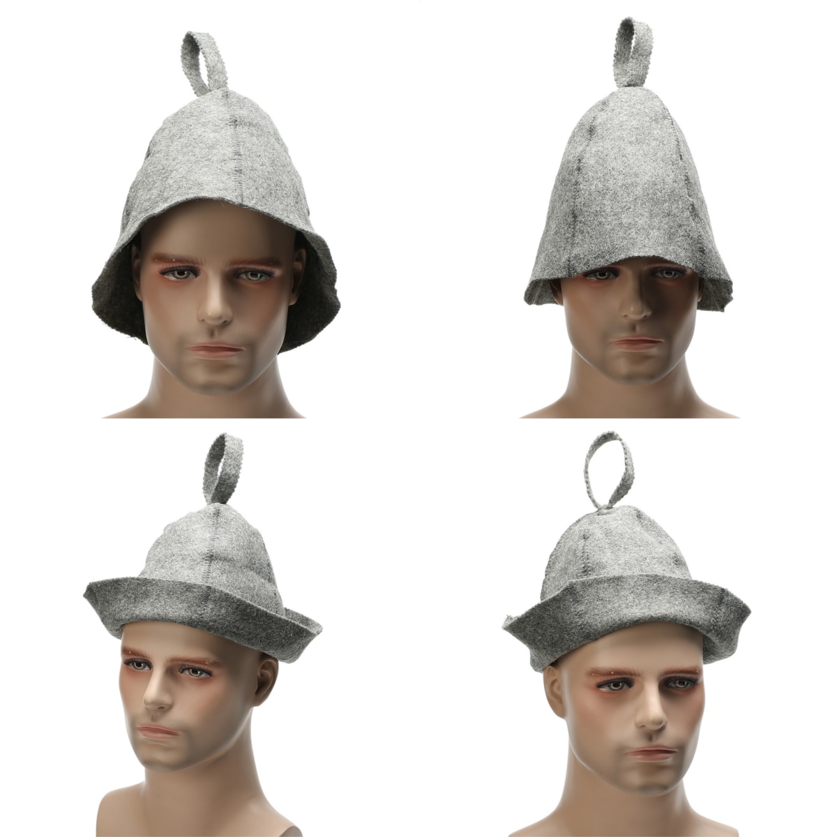 Felt 90% Wool Bath Sauna Hat Felt 90% Wool Bath Sauna Hat